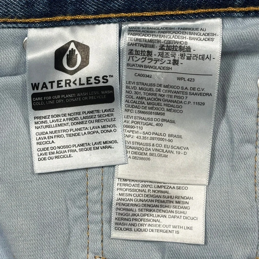 Levi's 517 Bootcut Jeans Mens 34x30 Blue Medium Wash Denim Cotton Classic